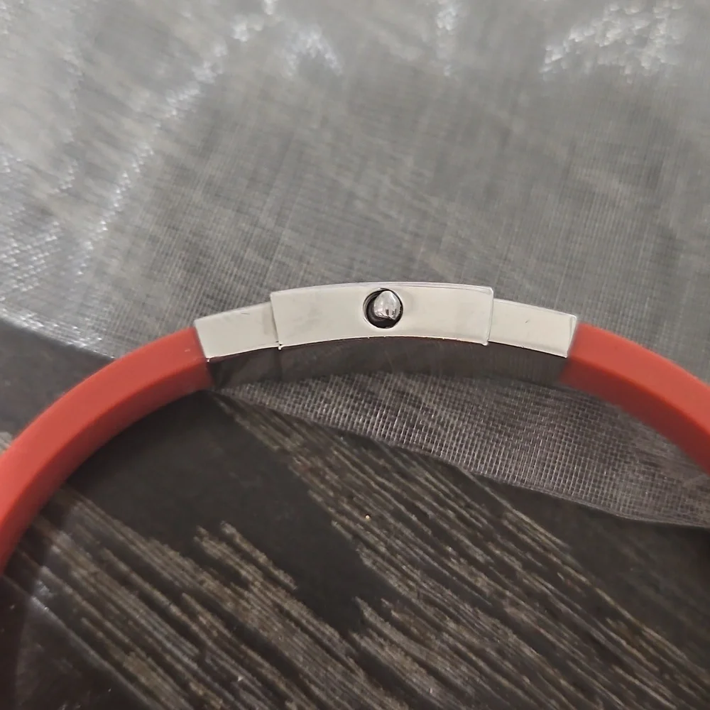 Tous Red Rubber Bracelet